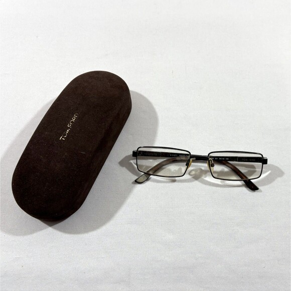 Tom Ford Eyeglasses TF 5166 001 Rectangular Black Frames Metal Italy 54[]18 140 main image 13